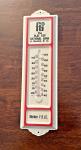Set of 4 Vintage Local Advertising Thermometers