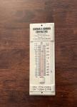 Set of 4 Vintage Local Advertising Thermometers