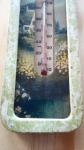 Metal Framed Vintage Advertising Thermometer