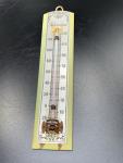 1940s Vintage Wooden Wall Thermometer - 7 Inches