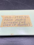 1940s Vintage Wooden Wall Thermometer - 7 Inches