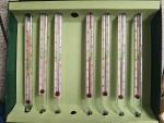 Ohio Thermometer Co. Vintage Beverage Set of 8