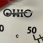 Rare 17" Ohio Jumbo Dial Thermometer from 1960s-70s