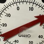 Rare 17" Ohio Jumbo Dial Thermometer from 1960s-70s