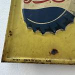 1960s Pepsi Cola Advertising Thermometer Metal Sign