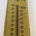 1960s Pepsi Cola Advertising Thermometer Metal Sign