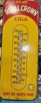 Large Vintage Royal Crown Cola Advertising Thermometer