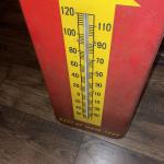 Vintage Royal Crown Cola Tin Store Thermometer