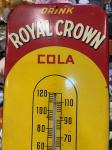 Large Vintage Royal Crown Cola Advertising Thermometer