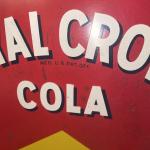 Vintage Royal Crown Cola Tin Store Thermometer