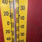 Vintage Royal Crown Cola Tin Store Thermometer