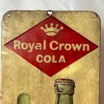 Royal Crown Cola Antique Thermometer Tin Sign