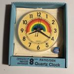 1970s SPRINGFIELD Rainbow Indoor Outdoor Thermometer