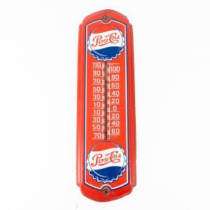 Pepsi-Cola Vintage Steel Wall Thermometer 27