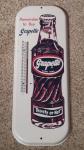 Grapette "Thirsty or Not" Vintage Metal Thermometer