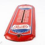 Pepsi-Cola Vintage Steel Wall Thermometer 27
