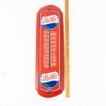 Pepsi-Cola Vintage Steel Wall Thermometer 27