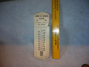 Ballantine Beer Advertising Thermometer - Hazleton PA