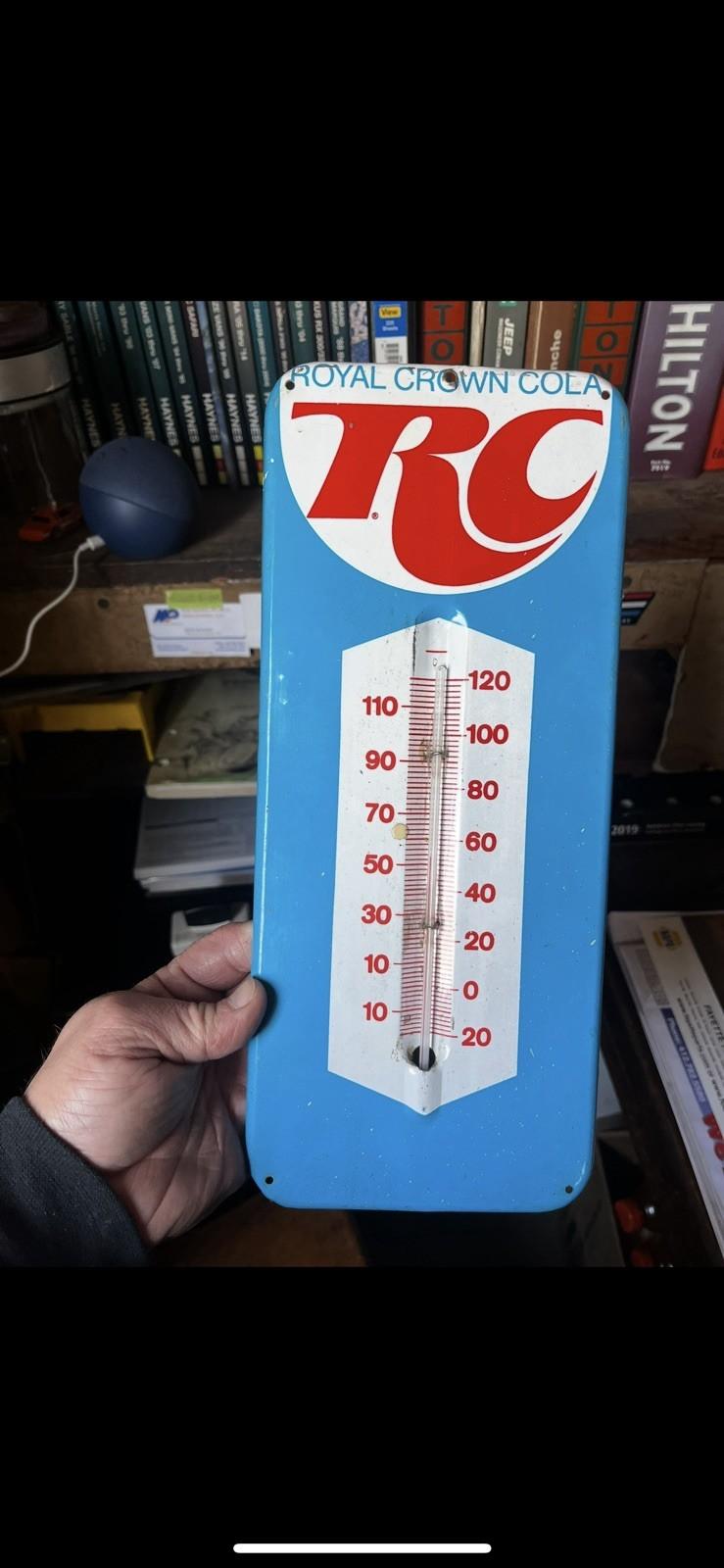 Royal Crown Cola Antique Advertising Thermometer