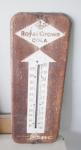 Royal Crown Cola Vintage Metal Wall Thermometer