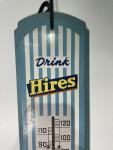 Hires Root Beer Metal Advertising Thermometer 1960s
