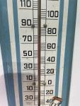 Hires Root Beer Metal Advertising Thermometer 1960s