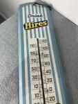 Hires Root Beer Metal Advertising Thermometer 1960s