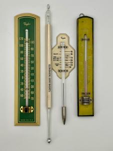 Set of 4 Vintage Advertising Thermometers - Taylor & German