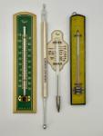 Set of 4 Vintage Advertising Thermometers - Taylor & German