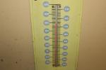 1950s Pepsi Cola Metal Thermometer Sign 27