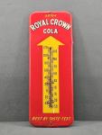 Vintage Royal Crown Cola Soda Thermometer 26"x10
