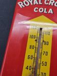 Vintage Royal Crown Cola Soda Thermometer 26"x10