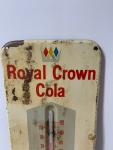 Vintage Royal Crown Cola Metal Thermometer 13.5