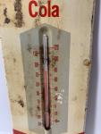 Vintage Royal Crown Cola Metal Thermometer 13.5