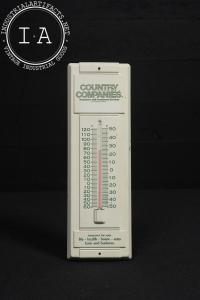 Vintage Country Companies Advertising Thermometer