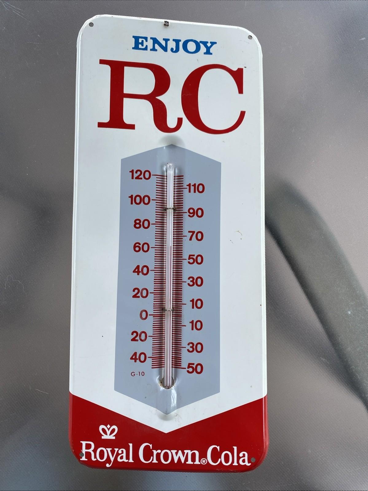 Royal Crown RC Cola Advertising Thermometer