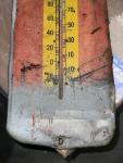 Royal Crown Cola 1950s Advertising Thermometer 25"x10