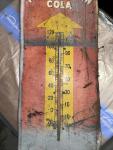Royal Crown Cola 1950s Advertising Thermometer 25"x10