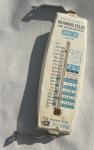 Vintage Metal Enamel Outdoor Advertising Thermometer
