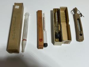 Set of 4 Vintage Kitchen Thermometers