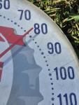 Vintage Pepsi-Cola Jumbo Dial Thermometer with Bottle Cap