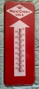 Vintage Royal Crown Cola Advertising Thermometer