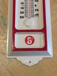 Pepsi-Cola Keystone Cops Vintage Metal Thermometer