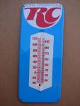 1960s RC Royal Crown Cola Thermometer Green