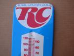 1960s RC Royal Crown Cola Thermometer Green