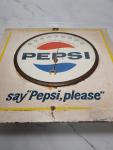 1960s Pepsi Please Thermometer with Nice Patina