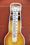 Miller Draft Beer Vintage Tin Thermometer Sign