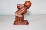 Funny Vintage Thermometer "Character Pants Down" Design
