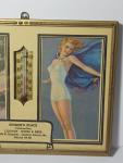 1950s Singers Place Beer Thermometer Sign
