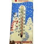 Frostie Root Beer Vintage Metal Thermometer Sign